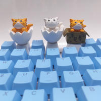 Keycaps De Gato Lindo Personalizable Para Teclado PBT Axis Cherry MX Accesorios De Anime Rosa Kawaii Para Computadora - details 6