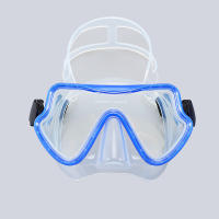 Máscara De Natación JoyMaySun Para Adultos Y Adolescentes Con Espejo Templado Y Cubierta Nasal Antiniebla Silicona Pantalla Panorámica HD Para Snorkel Y Escuba - details 16