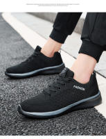 Zapatos De Correr Para Hombre Ligeros Y Cómodos Tenis De Caminar Transpirables Zapatillas De Deporte Con Suela EVA Talla True - details 8