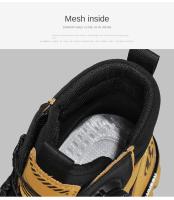 Zapatos De Motocicleta Estilo Británico Casual Para Hombre Zapatos De Moda Al Aire Libre Material Superior PU Tacón Bajo - details 4
