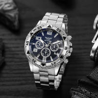 Reloj De Cuarzo Para Hombre Moda Casual Marca Top Reloj Deportivo De Lujo Con Marcadores Arábigos Acero Inoxidable Resistente Al Choque Reloj Masculino - details 2