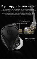 Auriculares KZ ZEX pro In-Ear Electrostáticos Dinámicos Y Equilibrados Para Deporte Y Juegos Cancelación De Ruido HIFI ZS10 ZSN pro EDX EDC ZSX - details 6
