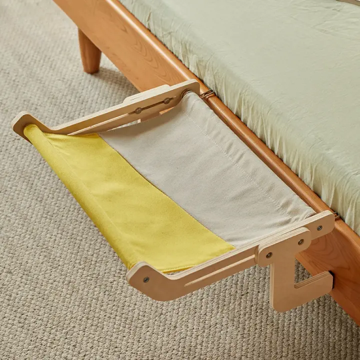 Hammock Para Gatos Universal Desmontable Fácil De Limpiar Adecuado Para Pequeños Gatos/Cachorros Cama Con Almohadilla Para Balcones Y Ventanas De Madera - 1