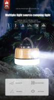 Lanterna Portátil LED Para Camping Con Fuente De Luz Multicolor Luz De Emergencia Para Excursionismo Escalada BBQ Acampar Con Gancho Y Magnetismo - details 0