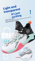 Zapatos De Baloncesto De Alta Top Para Estudiantes Antideslizantes Y Resistentes Al Desgaste Con Superficie De Malla Transpirable Para Jóvenes Deportistas - details 5