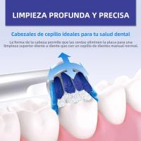 Cabezales De Repuesto Para Broca Compatible Con OralB Braun Pack De 8 Cabezas De Dientes Eléctricos Profesionales Precisión Recargables Para Ora - details 4