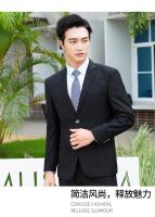 Traje De Novio Italiano Estilo Slim Para Hombre Color Sólido Moda Negocios Traje De Boda Profesional Conjunto De Chaqueta Y Pantalones - details 8