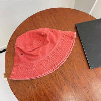 Gorro De Pescador De Leno Estilo Coreano Color Sólido Retro Lavado Sombrero De Vaquero Para Hombres Y Mujeres Con Pico Ancho Protección Solar Casual - details 11