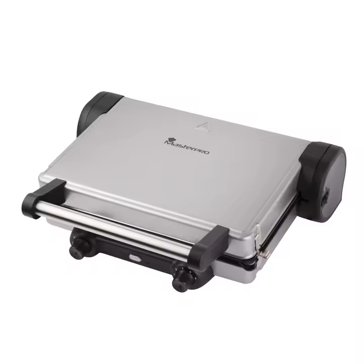 Masterpro Plancha Estilo Grill Doble 2200W 180° 5 Niveles Foodies MP - Alta Calidad y Durabilidad - 1