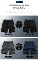 Nuevos Shorts Deportivos De Verano Para Hombres Cintura Elástica Cómoda Transpirable Talla Hasta 8XL Ropa Casual Estilo Regular - details 13