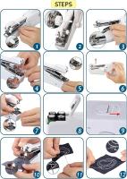 BIT Máquina de coser de mano, mini máquina de coser, máquina de coser portátil con aguja de coser para principiantes, máquina cómoda para viajes y hogar - details 4