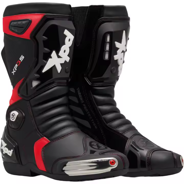 Botas moto XPD XP3-S Negro Rojo - 1