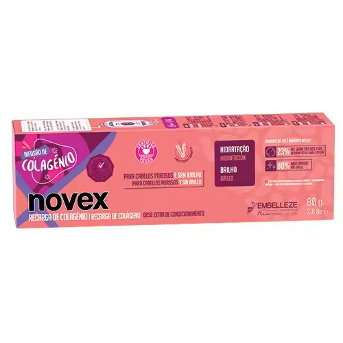 Carga de Hidratación Novex Colágeno vegana 80g - 1