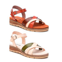 Refresh 171777 Sandalia Mujer Camel Hielo 106000106001  MARCAS MUJER Refresh Sandalias Sandalias cuña-plataforma - details 0