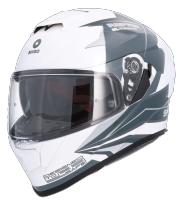 CASCO SHIRO RAPTOR ULTIMATE BLANCO AZUL - details 1