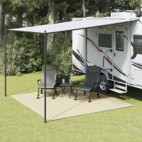 vidaXL Alfombrilla de camping 4x3 m Color Azul,  Crema,  Antracita y mas - details 1
