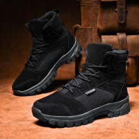 Botas De Montar Para Parejas Al Aire Libre Botines De Camuflaje Transpirables Para Hombres Y Mujeres Zapatos De Senderismo Casual Botas De Entrenamiento Alta Con Suela De TPR - details 29