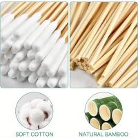 Cepillos De Algodón Cilíndricos En Lote De 50/100/300/500/900/1000 Con Palos De Madera Largos Para Limpieza De Oídos Tatuaje Maquillaje Suministros Médicos - details 7