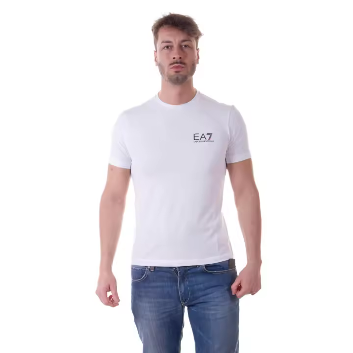 Emporio Armani EA7 Camiseta Algodón Hombre Blanco 3 YPT93PJ18Z 1100 - 1