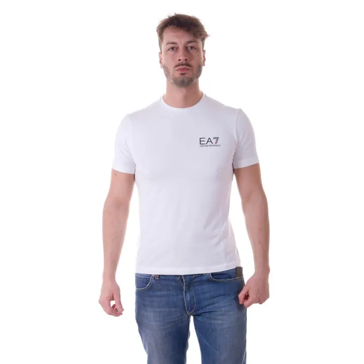 Emporio Armani EA7 Camiseta Algodón Hombre Blanco 3 YPT93PJ18Z 1100 - 1