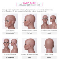 Aircabin Peluca Bob Corta De Cabello Humano Natural Negro Con Diadema Textura Encarcelada Para Mujeres Capa Media Fabricada Con Máquina - details 11
