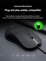 Ratón Inalámbrico INPHIC B2 Para Oficina Y Gaming Con Cable Silencioso Para PC Y Portátiles 7200 DPI 6 Botones USB - details 13