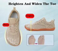 Zapatillas Casuales Transpirables Para Hombre Con Tela Malla Amplia Para Caminar Al Aire Libre Y Deportes Zapatos Cómodos Para El Verano - details 6