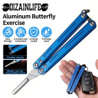 Cuchillo De Mariposa Plegable Portátil De Acero Inoxidable Mini Cuchillo De Bolsillo Para Práctica Y Entrenamiento Herramienta Para Exteriores - details 0