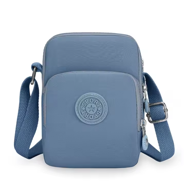 Nueva Bolsa De Teléfono Móvil Para Mujer En Nylon Monedero Con Correa De Hombro Pequeño Bolso Cruzado De Viaje - 1
