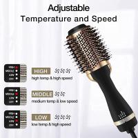 Cepillo secador de pelo cepillo secador de pelo en uno, secador de pelo 4 en 1 y voluminizador estilizador con cepillo de aire caliente antifrizz de iones negativos, alisador de pelo cepillo rizador herramienta profesional para el cabello - details 2