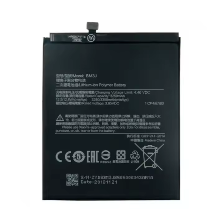 IMATICA LOS PALACIOS Batería Interna BM3J para Xiaomi Mi 8 Lite - Repuesto de Alta Capacidad - 1