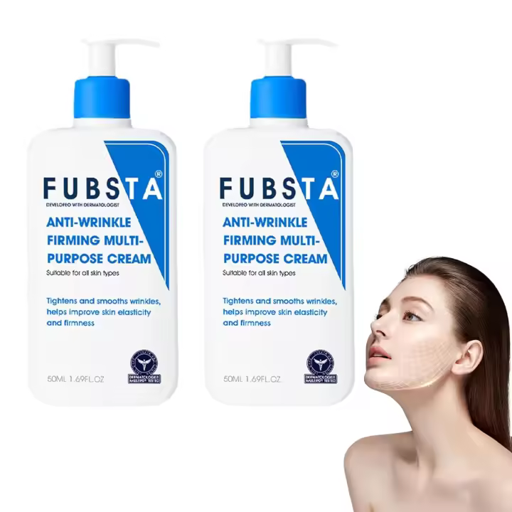 Crema rejuvenecedora y reafirmante avanzada, suero rejuvenecedor y reafirmante, crema reafirmante que restaura la elasticidad de la piel, para todo tipo de piel (2 frascos) - 1