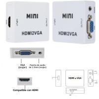 Convertidor De Video VGA a HDMI Con Audio Adaptador Compatible 1080P Para Notebook Xbox360 DVD PC HD TV Proyector - details 7