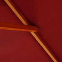 Sombrilla de Brazo articulado Outsunny para balcón, fabricada en Madera de Cedro, con 3 grados de Ajuste, color Burdeos, 200x150x230 cm, ideal para Jardines y Terrazas. - details 5