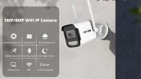 Cámara De Seguridad IP 4K WIFI 8MP H.265 Vigilancia Inteligente Vision Nocturna Color Cámara Bala Para Hogar Y Exterior Detecta Humanos - details 0