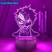 Lámpara Nocturna LED De Anime Bleach Con Máscara Para Decoración De Habitación De Niños Luz De Noche Para Regalos Para Niños Decoración De Estudio Luz 3D Incluye Bombillas - details 5