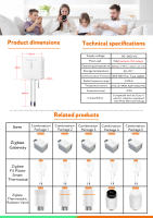 Termostato Inteligente ZigBee Tuya Para Calentador De Radiador Con Monitoreo De Electricidad Ecowatt Control Remoto Alexa Google Soporte Para Cable Piloto - details 1