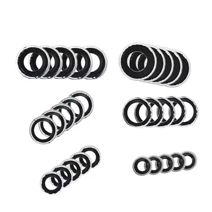 Juego De 30 Piezas De Anillos De Sellado Y Aros De Goma Para Compresor De A/C Reparación De Herramientas Set De Aspersores De Bomba De Aire Acondicionado - 1