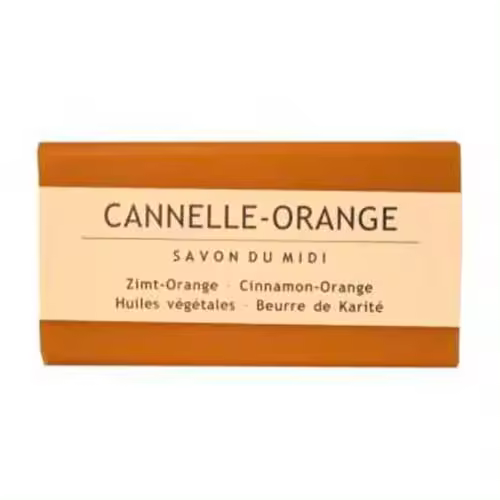 Savon Du Midi Jabon En Pastilla De Canela Y Naranja 100Gr. Bio - 1