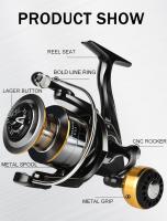 Carrete De Pesca De Spinning Profesional Ultra Ligero Ratio De Engrosamiento 5.2:1 26LB Max Drag Spool De Metal Para Agua Dulce Y Salada - details 1