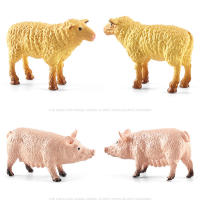 Modelos Miniatura De Animales Muebles Pollo Pato Ganso Vaca Estatua Educativa Juego De Juguetes Para Jardín SandBox Decoración De Hogar - details 9
