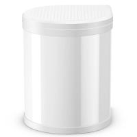 Hailo Papelera Armario M 15 L Cesto Cubo Tacho Basura Basurero Oficina Color Blanco,  Plateado, y mas - details 0