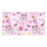 Alfombra Infantil Princesa Rosa, Low Cost Home, Ideal para decorar y jugar, Lavable y Antideslizante, 3 tamaños 100x150cm 140x200cm 160x240cm - details 2