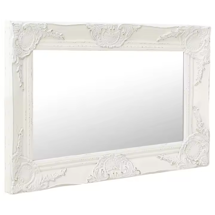 Espejo de maquillaje Barroco Blanco 60x40 cm - 1