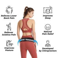 Cinturón, cinturón de apoyo inferior transpirable para mujeres y hombres, pélvico, lumbar-antideslizante ajustable - details 2