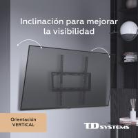 Soporte de TV pared inclinable de bajo perfil para pantallas de 20 a 50 pulgadas. VESA máximo de 400 x 400 mm - TD Systems P30X25T44 - details 3