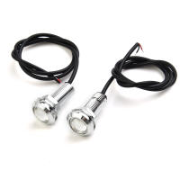 4Pcs Luz LED Azul Para Barco Marina Stern Light Lámpara De Cola Redonda LED Impermeable Plata Luz Marcadora Lateral Underwater Runner - details 9