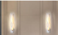 Lámpara De Pared Minimalista Moderna Para Sala De Estar Y Dormitorio Luz LED Interior Blanca Negra Decoración De Pasillo Iluminación AC90V-260V - details 8