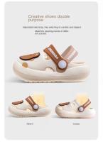 Zapatillas De Casa Para Niños Dibujos Animados Cómodas Y Seguras Antideslizantes Verano Diseño Nuevo Unisex PVC Cierre Redondo - details 7