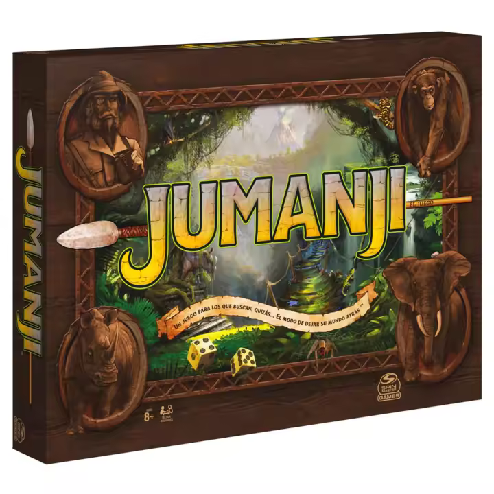 Juego de mesa Jumanji 27,31x37,15x5,4cm (Spin Master 6065098) - 1